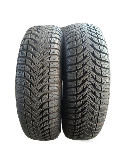 2 gomme MICHELIN ALPIN 165/65 R15 81T INVERNALI M +S battistrada 8mm  DOT2015 130€