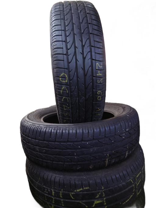 2 gomme BRIDGESTONE DUELER 215/60 R17 96H ESTIVE battistrada 6.5mm DOT 2015 prezzo 100€