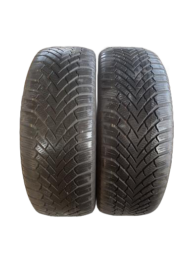 2 gomme CONTINENTAL CONTIWINTERCONTACT 205/55 R16 91T AND+S battistrada 4.5mm DOT2018  prezzo 90€